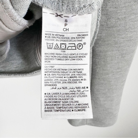 Old Navy Gray Soft Padded Moto Jacket sz Small - Picture 7 of 8